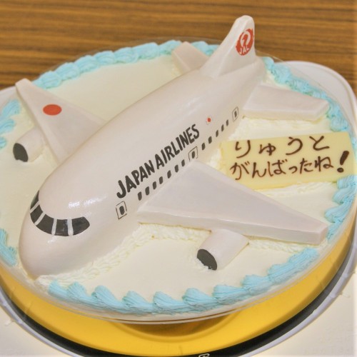 JAL　飛行機　ケーキ